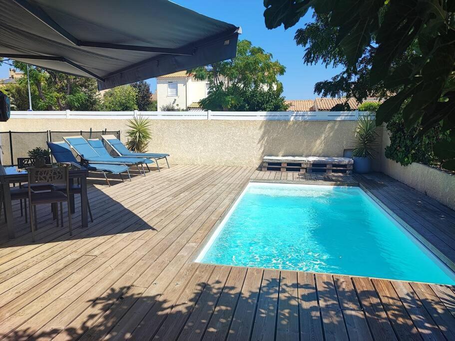 Villa Aigues Marines Pérols Eksteriør bilde